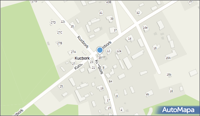 Kucbork, Kucbork, 10, mapa Kucbork