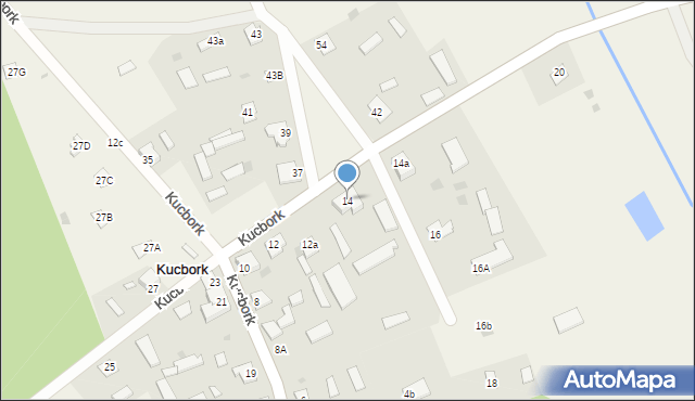 Kucbork, Kucbork, 14, mapa Kucbork