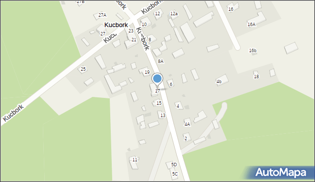 Kucbork, Kucbork, 17, mapa Kucbork