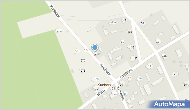 Kucbork, Kucbork, 35, mapa Kucbork