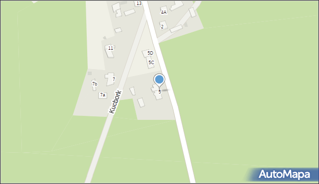 Kucbork, Kucbork, 5, mapa Kucbork