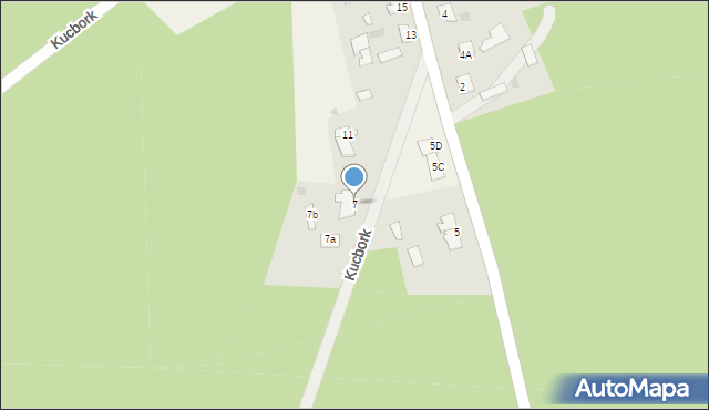 Kucbork, Kucbork, 7, mapa Kucbork
