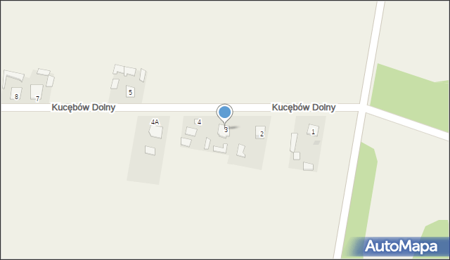 Kucębów Dolny, Kucębów Dolny, 3, mapa Kucębów Dolny
