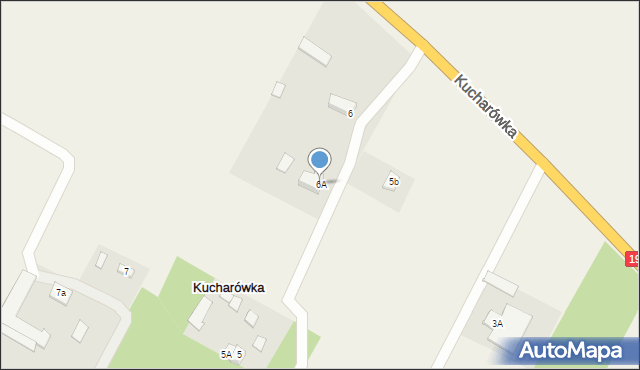 Kucharówka, Kucharówka, 6A, mapa Kucharówka