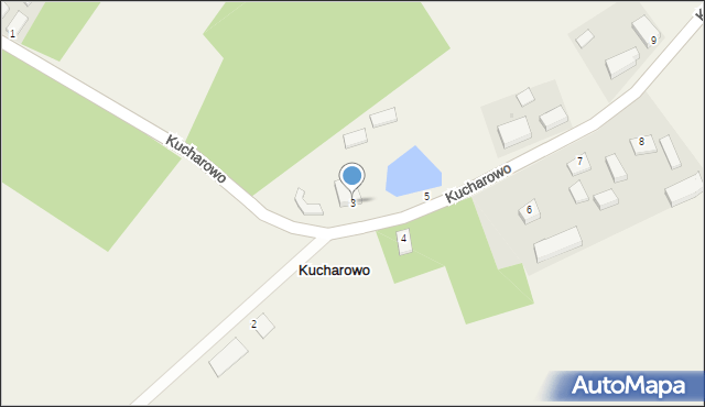 Kucharowo, Kucharowo, 3, mapa Kucharowo