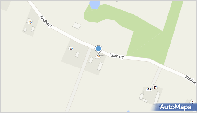 Kuchary, Kuchary, 38, mapa Kuchary