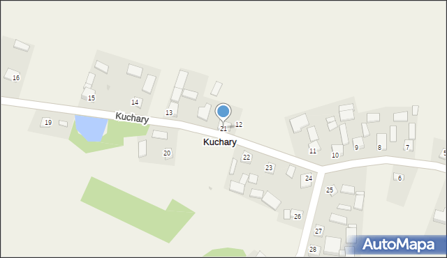 Kuchary, Kuchary, 21, mapa Kuchary