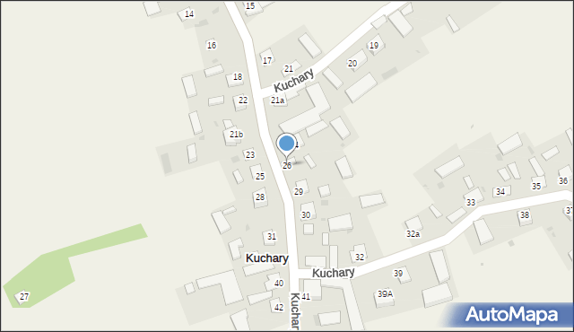 Kuchary, Kuchary, 26, mapa Kuchary