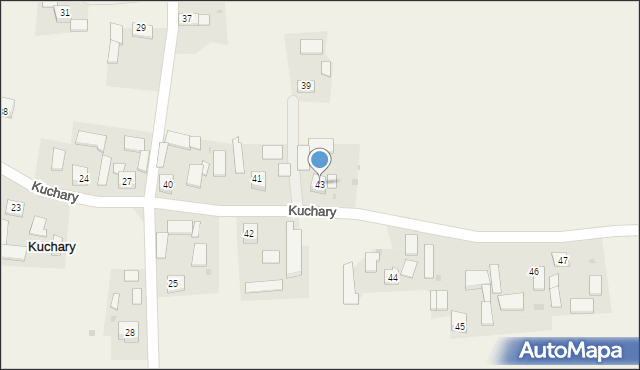 Kuchary, Kuchary, 43, mapa Kuchary