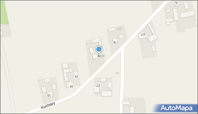 Kuchary, Kuchary, 82, mapa Kuchary