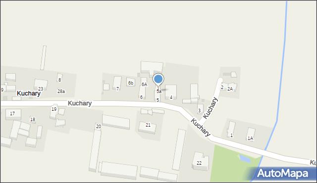 Kuchary, Kuchary, 5a, mapa Kuchary