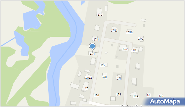 Kuchary Żydowskie, Kuchary Żydowskie, 17/4, mapa Kuchary Żydowskie