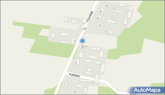 Kucieje, Kucieje, 10, mapa Kucieje