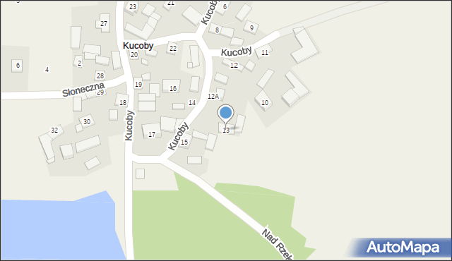 Kucoby, Kucoby, 13, mapa Kucoby