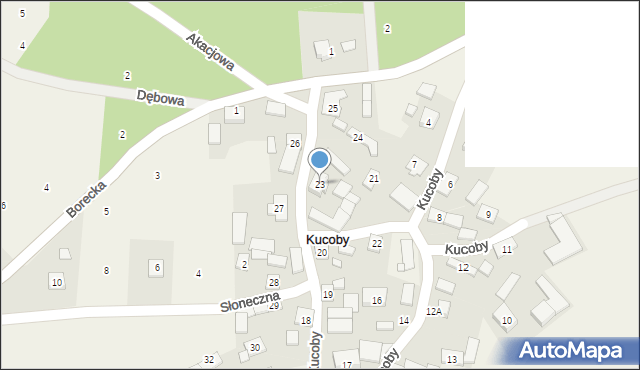 Kucoby, Kucoby, 23, mapa Kucoby