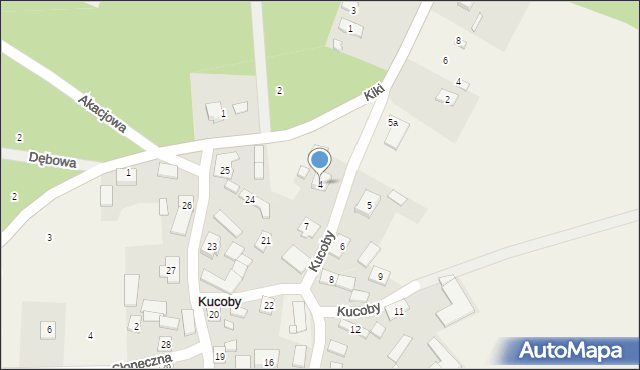 Kucoby, Kucoby, 4, mapa Kucoby