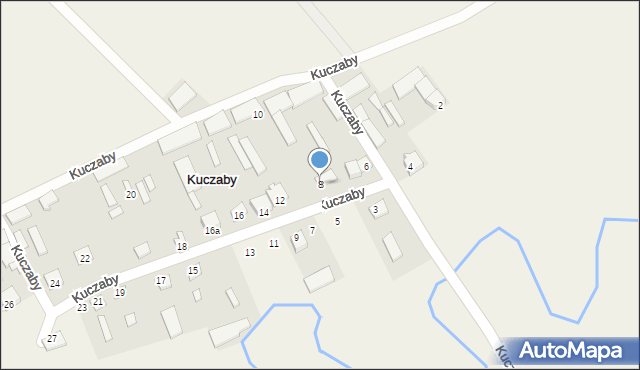 Kuczaby, Kuczaby, 8, mapa Kuczaby