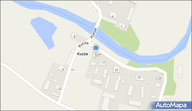 Kucze, Kucze, 12, mapa Kucze