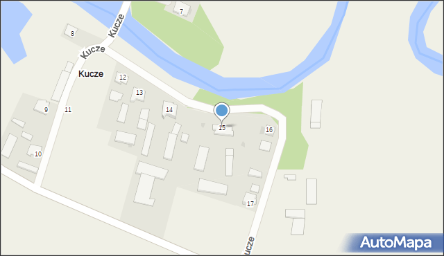 Kucze, Kucze, 15, mapa Kucze