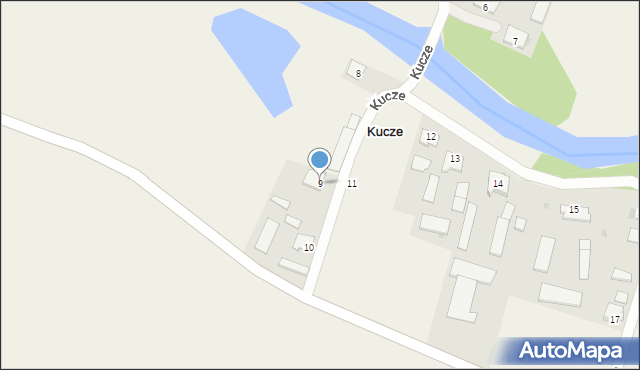 Kucze, Kucze, 9, mapa Kucze