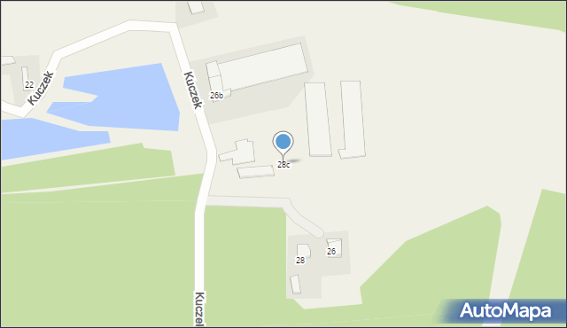 Kuczek, Kuczek, 28c, mapa Kuczek