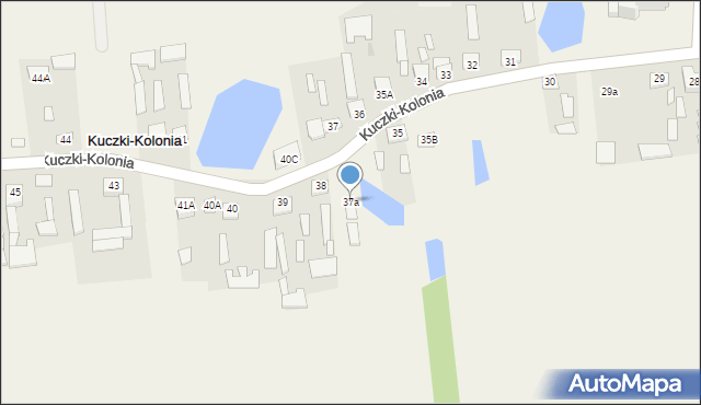 Kuczki-Kolonia, Kuczki-Kolonia, 37a, mapa Kuczki-Kolonia