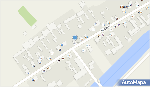Kuczyn, Kuczyn, 24, mapa Kuczyn