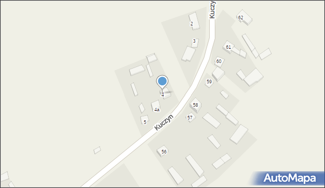 Kuczyn, Kuczyn, 4, mapa Kuczyn