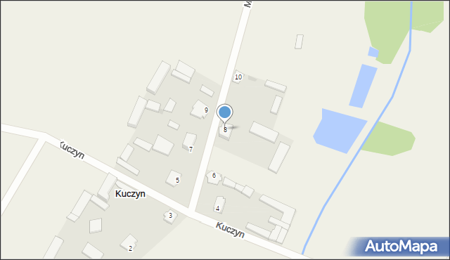 Kuczyn, Kuczyn, 8, mapa Kuczyn