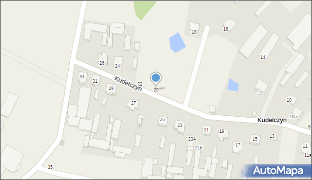 Kudelczyn, Kudelczyn, 20, mapa Kudelczyn