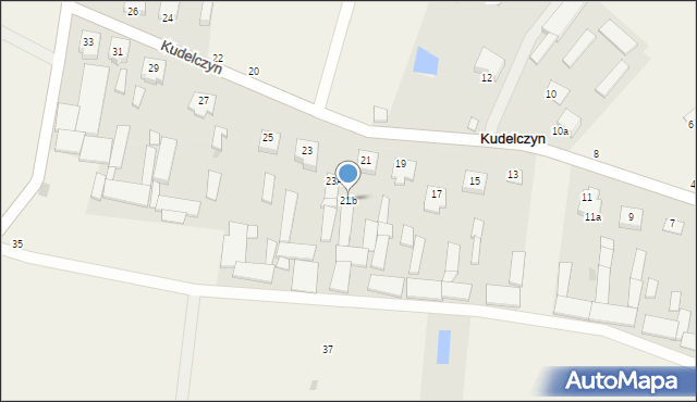 Kudelczyn, Kudelczyn, 21b, mapa Kudelczyn