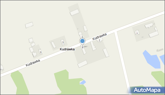 Kudrawka, Kudrawka, 4, mapa Kudrawka