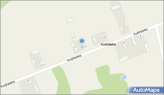 Kudrawka, Kudrawka, 6, mapa Kudrawka