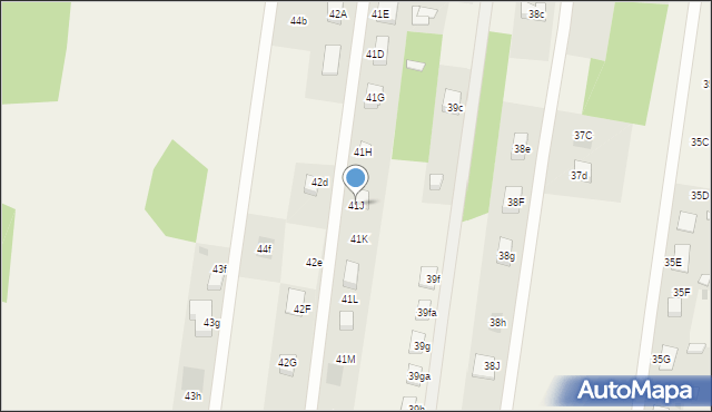 Kudrowice, Kudrowice, 41J, mapa Kudrowice