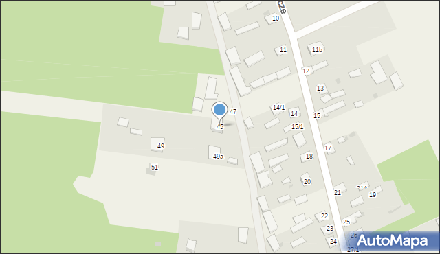 Kudrycze, Kudrycze, 45, mapa Kudrycze