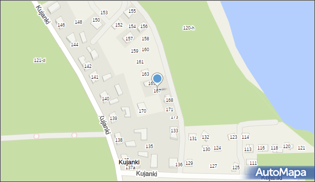 Kujan, Kujanki, 167, mapa Kujan