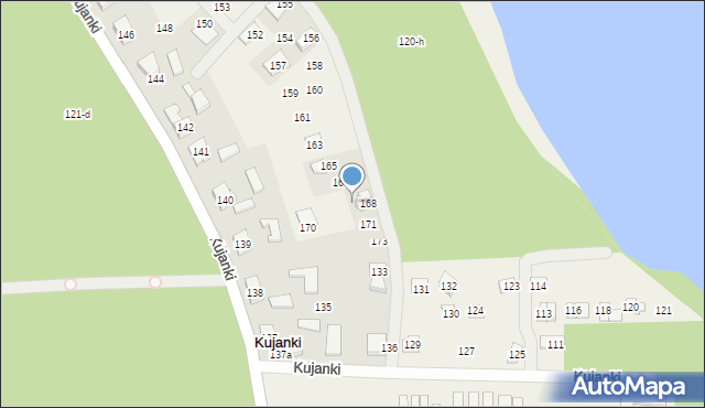 Kujan, Kujanki, 169, mapa Kujan
