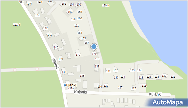 Kujan, Kujanki, 171, mapa Kujan