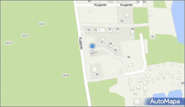 Kujan, Kujanki, 42, mapa Kujan