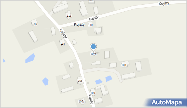 Kujaty, Kujaty, 107a, mapa Kujaty