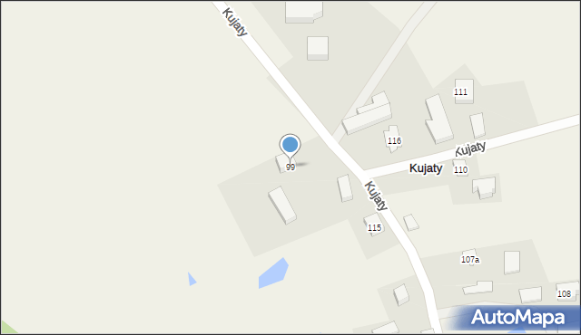 Kujaty, Kujaty, 99, mapa Kujaty