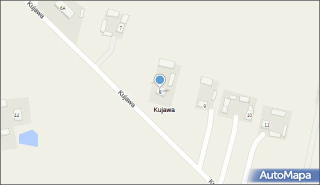 Kujawa, Kujawa, 8, mapa Kujawa