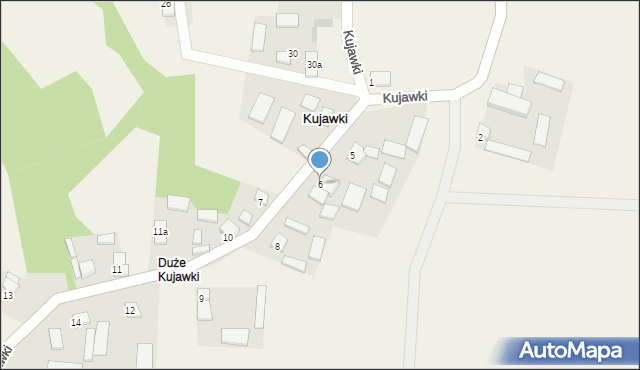 Kujawki, Kujawki, 6, mapa Kujawki