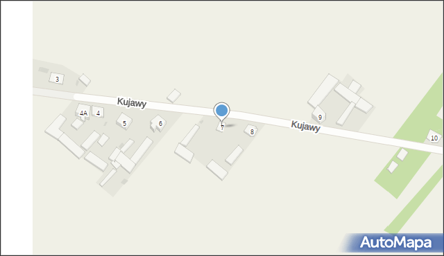 Kujawy, Kujawy, 7, mapa Kujawy