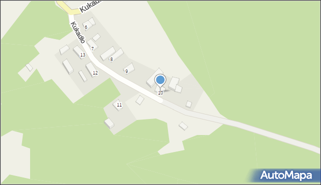 Kukadło, Kukadło, 10, mapa Kukadło