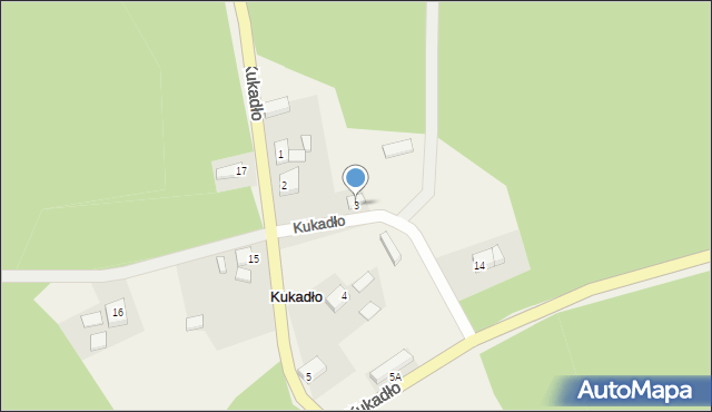 Kukadło, Kukadło, 3, mapa Kukadło