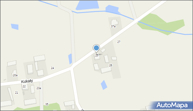 Kukały, Kukały, 25, mapa Kukały