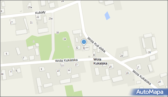 Kukały, Kukały, 31, mapa Kukały