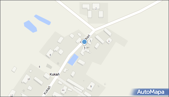 Kukań, Kukań, 5, mapa Kukań
