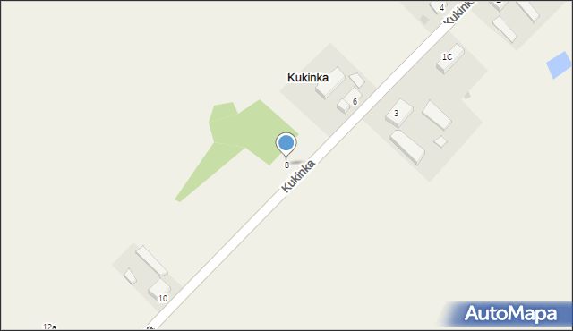 Kukinka, Kukinka, 8, mapa Kukinka